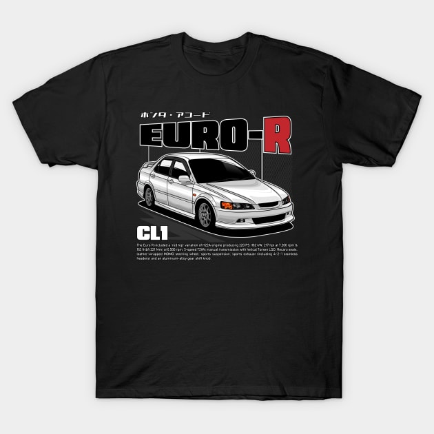 Accord Euro-R CL1 T-Shirt by idrdesign